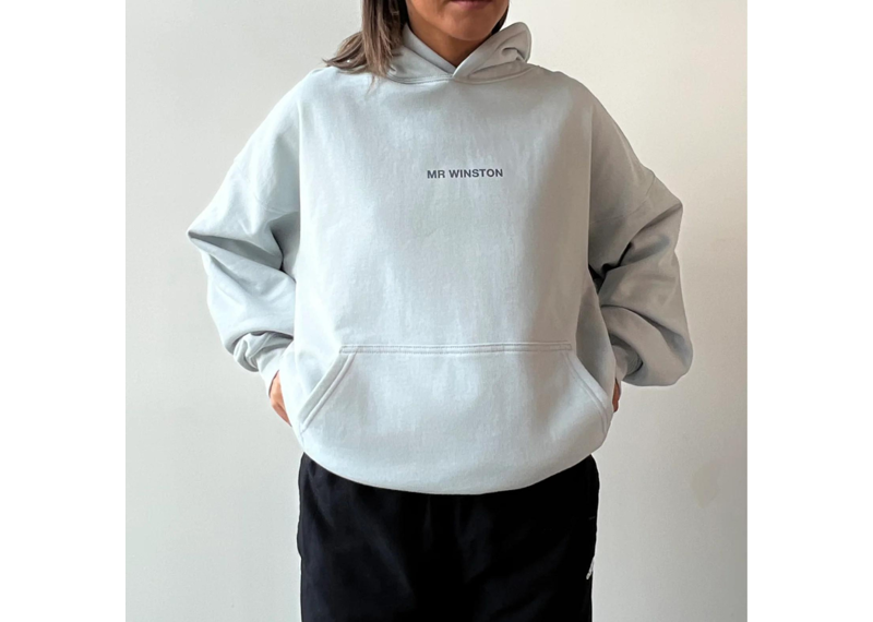Mr Winston Hoodie - Soft Grey Puff