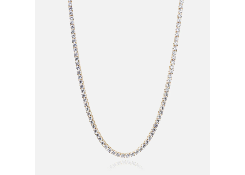 ZURUCCA 5MM TENNIS CHAIN - GOLD 20