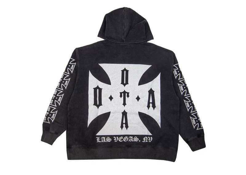 On The Arm Choppa Zip Up Hoodie Black