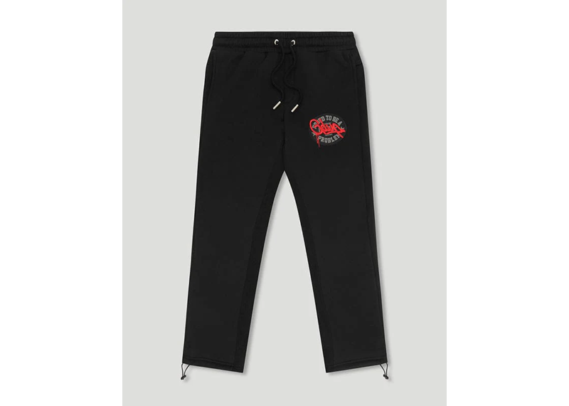 Geedup Co Proud To Be A Problem Trackpant - Black/Red