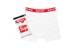 Supreme x Hanes Boxer Briefs (4 Pack) - White (FW22)