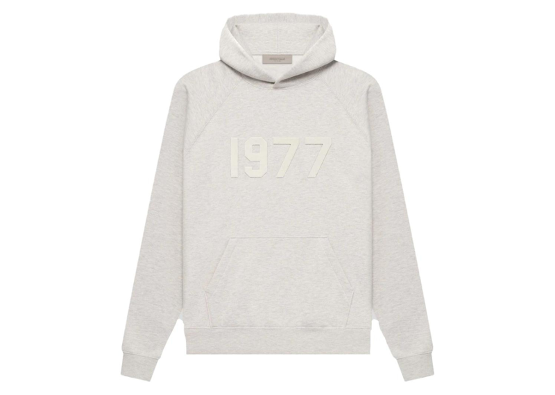 Fear Of God Essentials 1977 Hoodie - Light Oatmeal (SS22)