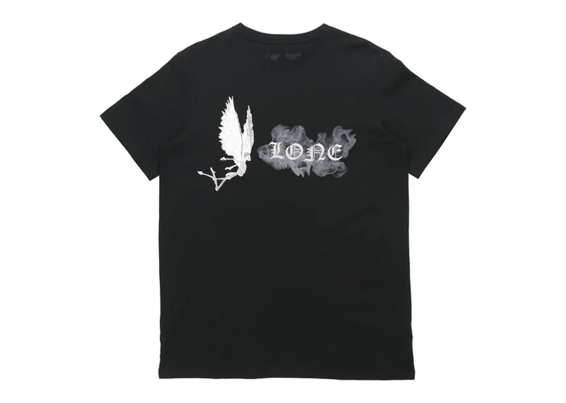 VLONE Smoke Angel T-Shirt - Black