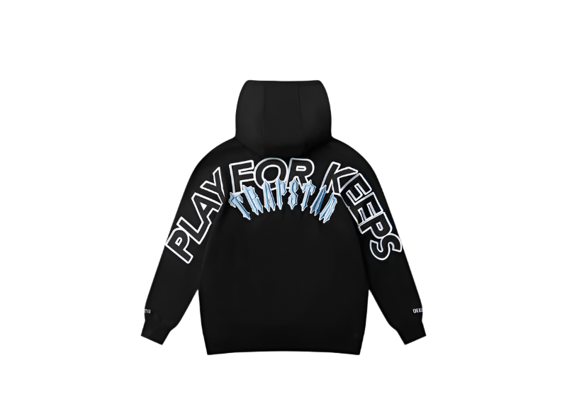 Geedup Co x Trapstar PFK x Irongate Hoodie - Black/Cool Blue