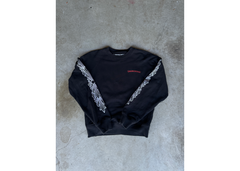 Chrome Hearts Matty Boy Floral Chomper Crewneck Black