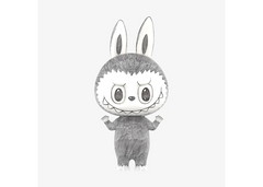 Pop Mart MEGA LABUBU 400% Sketch