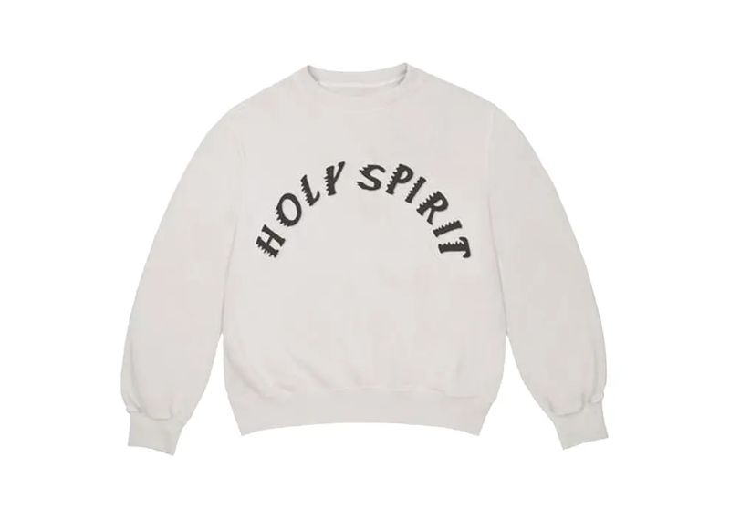 Kanye West Sunday Service Holy Spirit Crewneck White Size XL