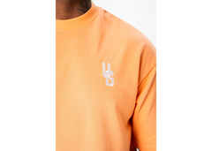 Undrground Empire Street T-Shirt - Summer Orange/White