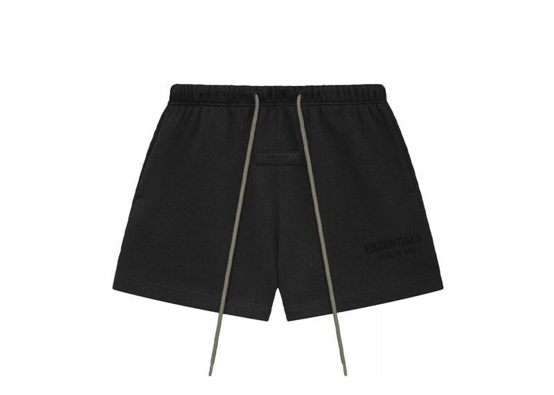 Fear Of God Essentials Sweatshort - Jet Black (SS24)