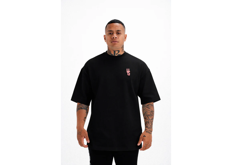 Undrground Origin T-Shirt - Black/Rose