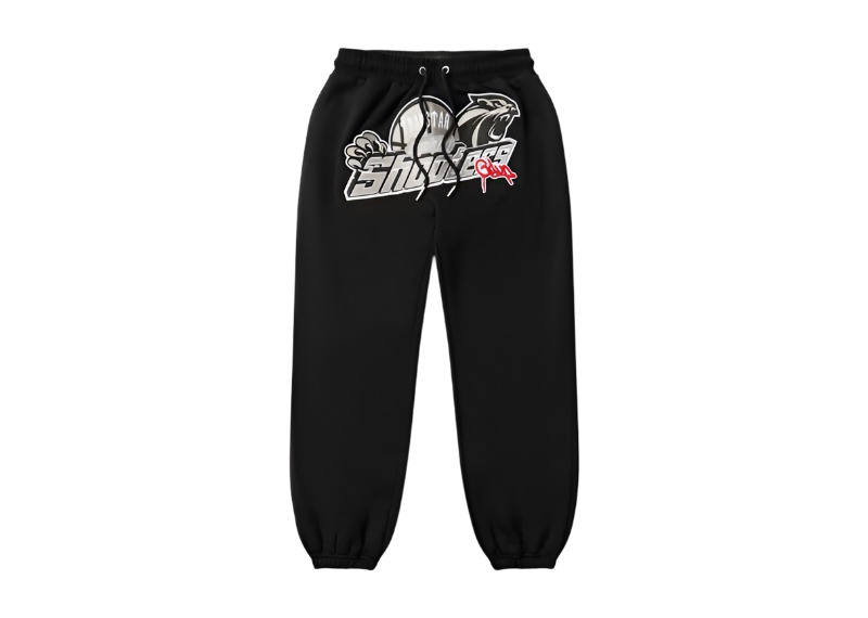 Geedup Co x Trapstar Sydney Shooters Trackpants - Black/Red