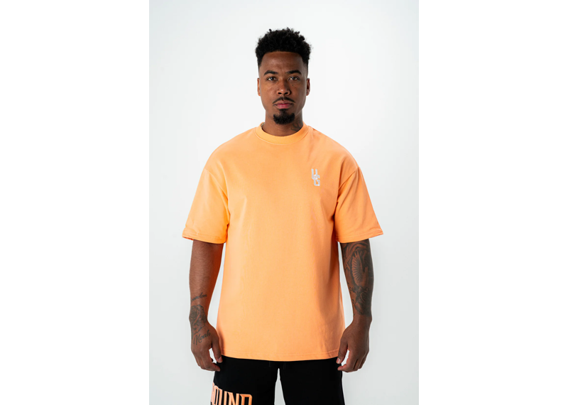 Undrground Empire Street T-Shirt - Summer Orange/White