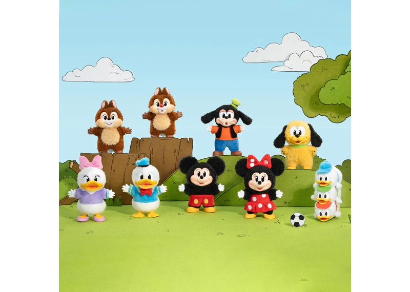 Pop Mart Disney Mickey Family Cute Together Series Plush Pendant Blind Box