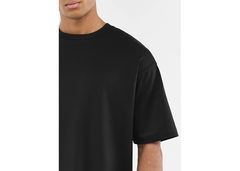 The Giving Movement Oversized Contrast Back Print T-Shirt - Pitch Black