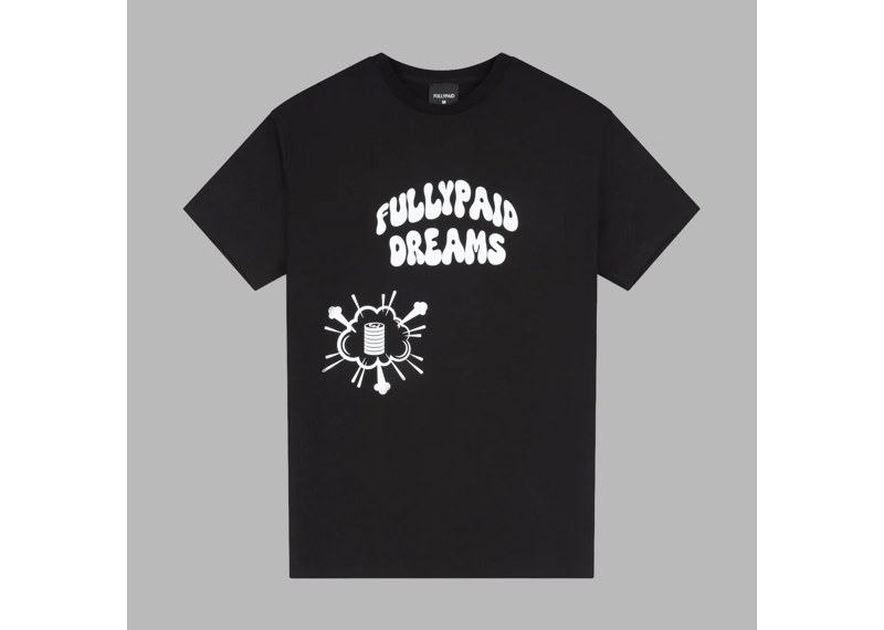 FullyPaid Clothing Dreams Oversized T-Shirt - Black/White