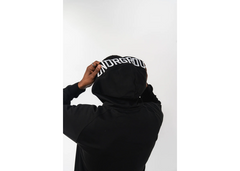 Undrground Black 3D Embroidered Zip Up Hoodie