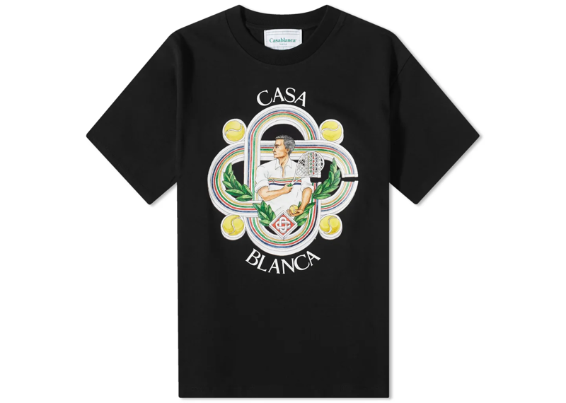 Casablanca Le Joueur T-Shirt - Black