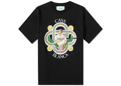 Casablanca Le Joueur T-Shirt - Black