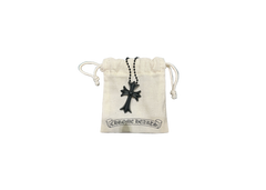 Chrome Hearts Silicone Rubber Cross Necklace - Black