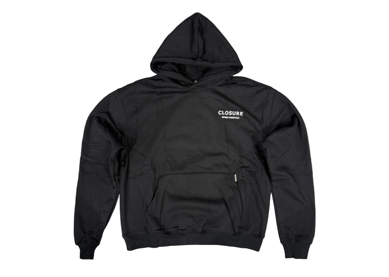 Closure Refined Essentials Hoodie - Black