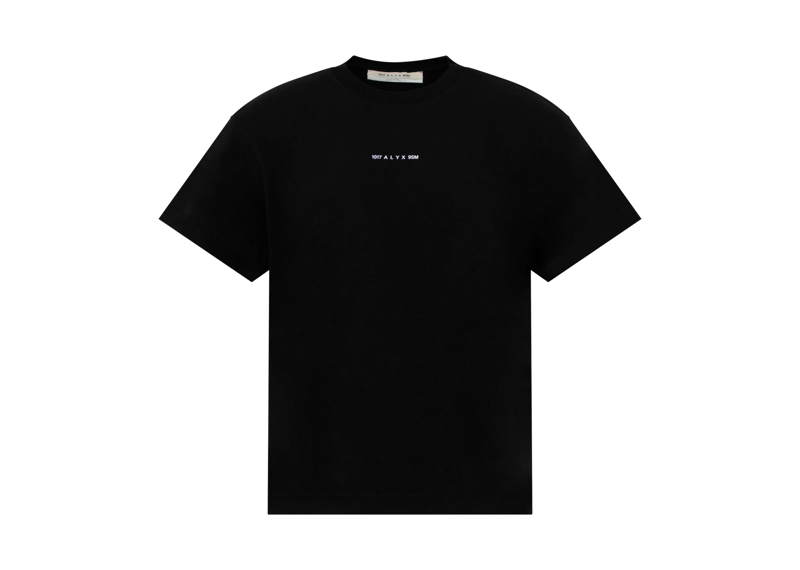 1017 ALYX 9SM Logo Printed Crewneck T-Shirt Black