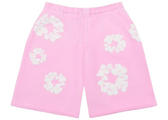 Denim Tears Cotton Wreath Sweatshorts - Powder Pink