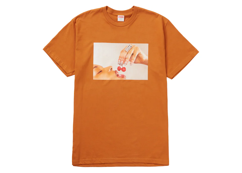 Supreme Cherry Tee Orange