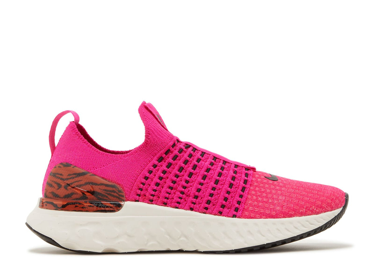 Wmns React Phantom Run Flyknit 2 Pink Prime Zebra