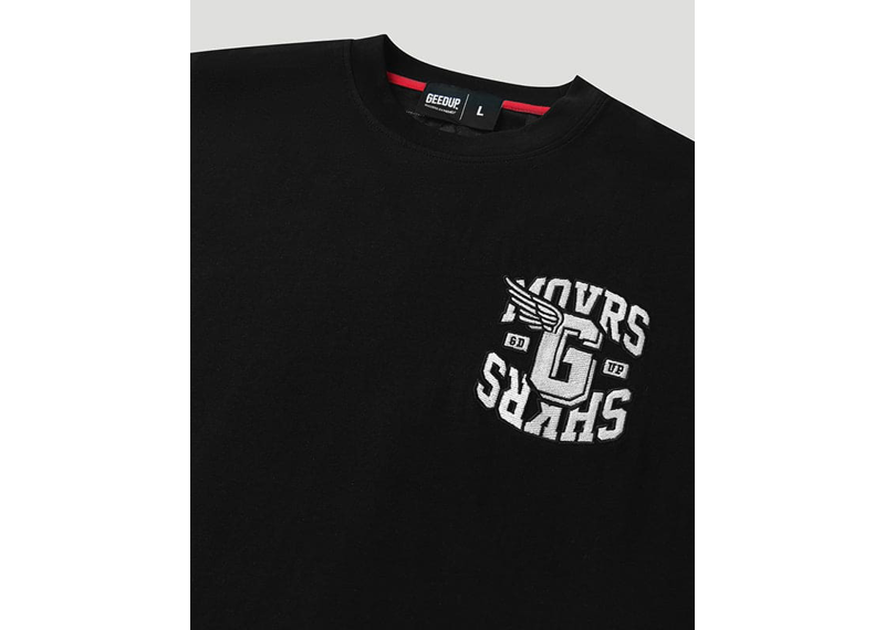 Geedup Co MVRS N SHKRS T-Shirt - Black/White