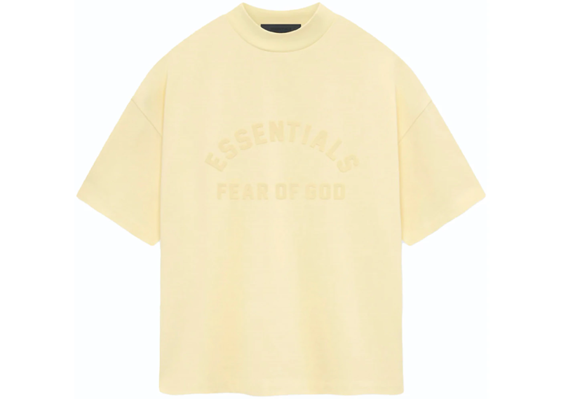 Fear of God Essentials Heavy Jersey T-Shirt - Garden Yellow (FW23)