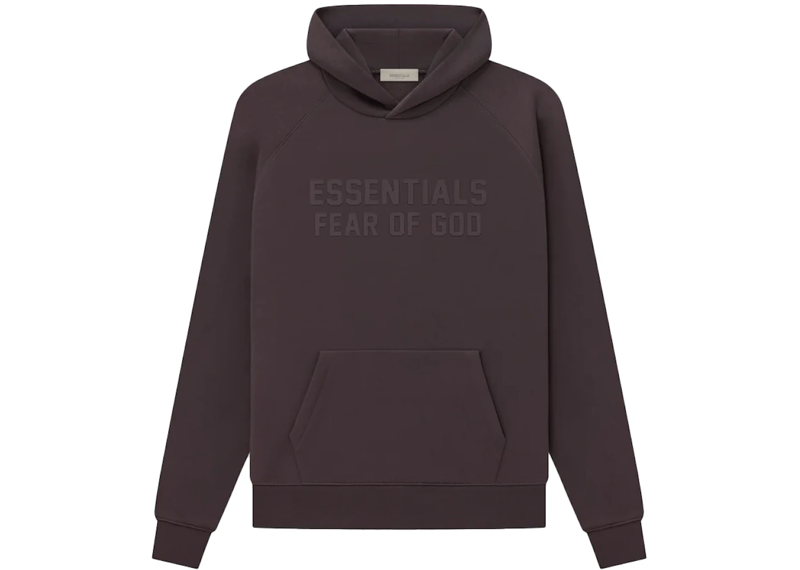 Fear of God Essentials Hoodie - Plum (SS23)