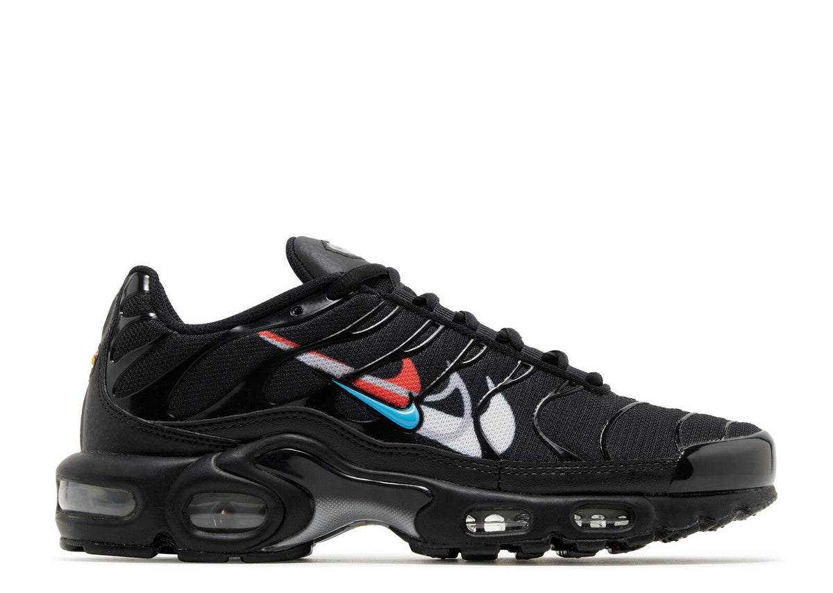 Air Max Plus Multi Swoosh - Black Bright Crimson