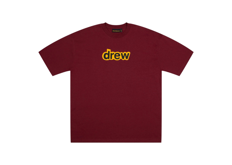 drew house secret ss tee - Burgundy (FW22)