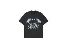 Broken Planet Falling Stars T-Shirt - Soot Black