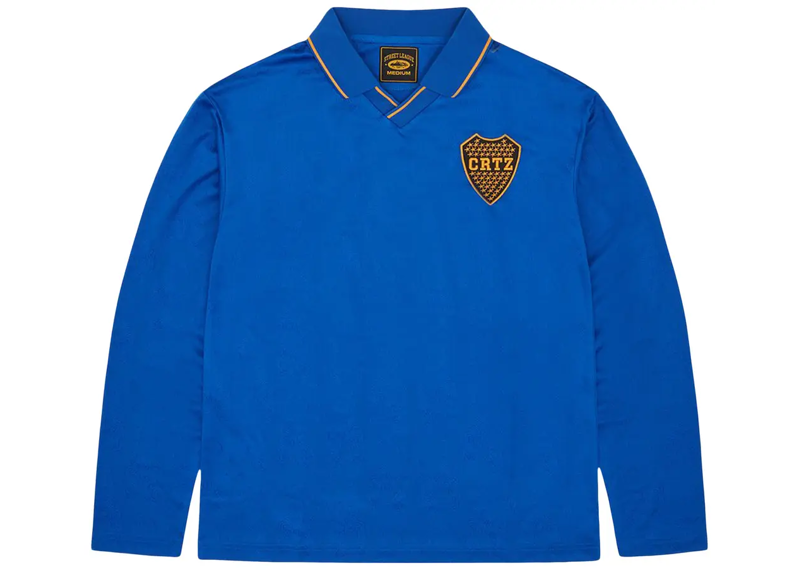 Corteiz CRTZ Boca Seniors Long Sleeve Jersey - Royal Blue