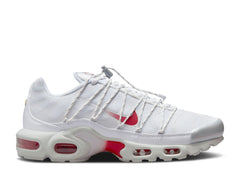 Wmns Air Max Plus Lace Toggle White University Red