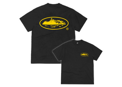 Corteiz OG Island Logo T-Shirt - Black/Yellow