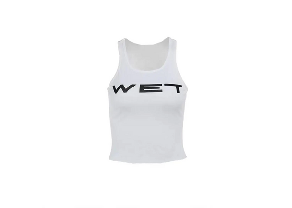 Yeezy x Mowalola Wet Tank - White – The Good Kid Yeezy x Mowalola Wet Tank - White – The Good Kid