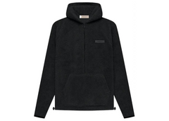 Fear Of God Essentials Polar Fleece Half Zip Hoodie - Iron (SS22)