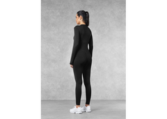 The Giving Movement 26 inch Zipped Jumpsuit - Pitch Black