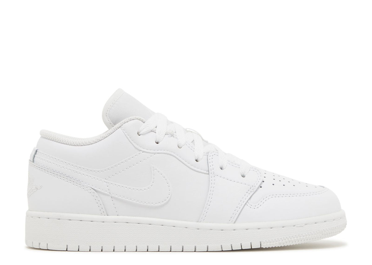 Air Jordan 1 Low GS Triple White 2023