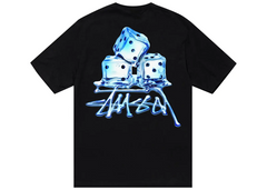 Stussy Ice Melted T-Shirt - Black