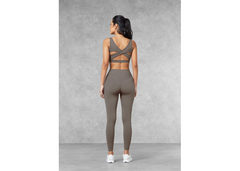 The Giving Movement 24 inch High Rise Leggings - Mushroom