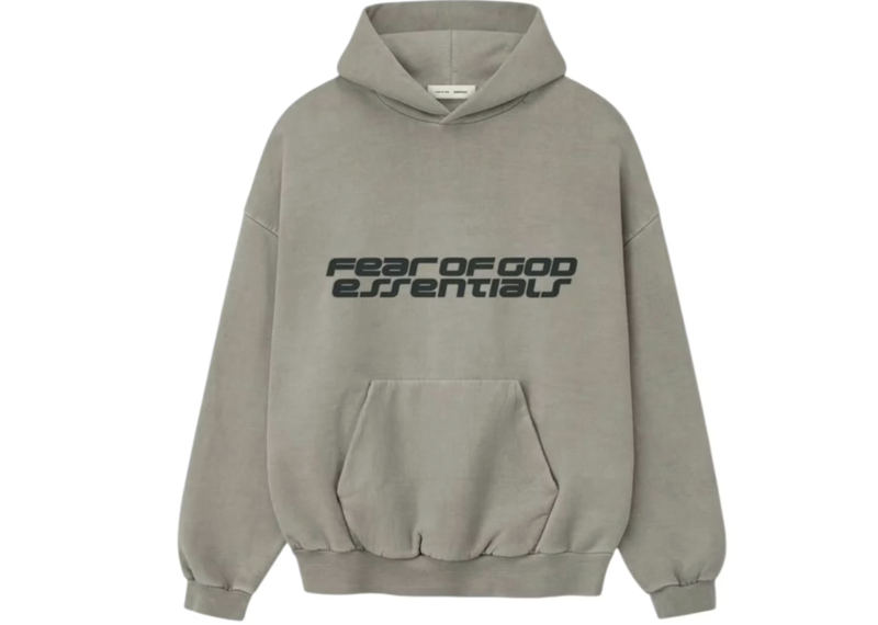 Fear of God Essentials FW25 90s Hoodie Smoke Grey