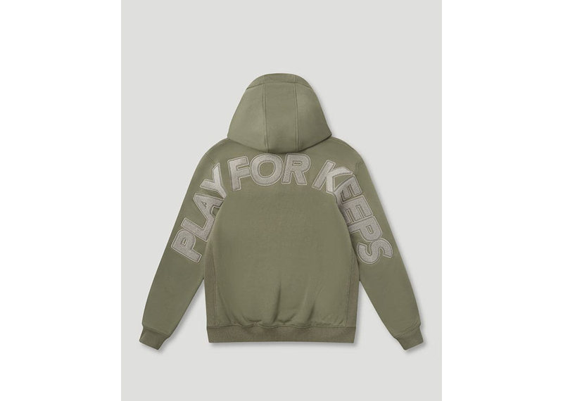Geedup Co Play For Keeps Hoodie - Olive Tonal