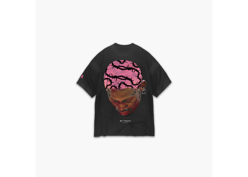 By Tydon Rodman T-Shirt - Black/Pink