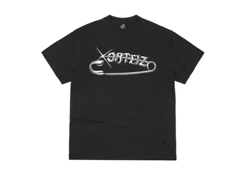 Corteiz Safety Pin T-Shirt - Black (SS24)