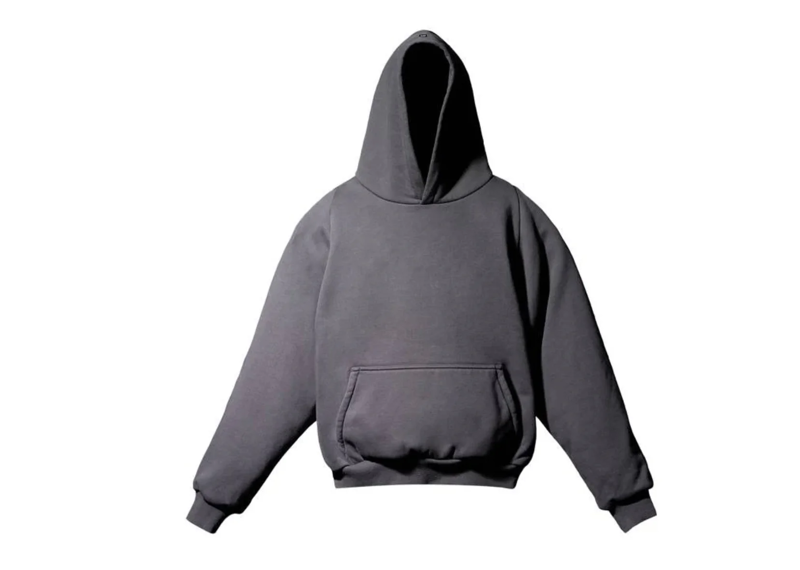 Yeezy x Gap Engineered by Balenciaga Logo Shrunken Hoodie - Black – The