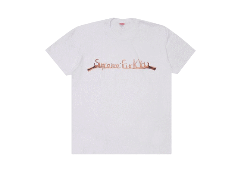 Supreme Fuck You Tee White