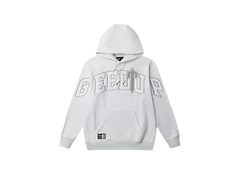 Geedup Co x Trapstar Team Logo x Irongate T Hoodie - White Marle/Grey
